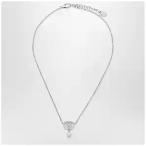 GUCCI GG necklace with crystals and pearls
