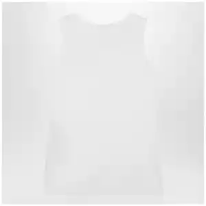 Balenciaga White cotton-blend knit tank top