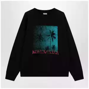 Balenciaga Black sweatshirt with logo print