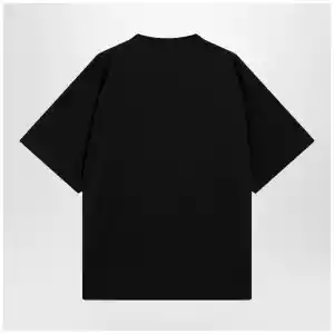 Balenciaga Holiday graphic print cotton T-shirt in black