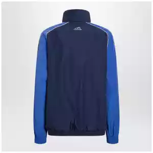 Balenciaga Navy blue Techwear zip-up jacket in cotton blend