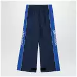 Balenciaga Techwear jogger pants in navy blue cotton blend