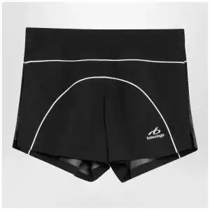 Balenciaga Techwear shorts in black technical fabric