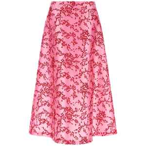 Alberta Ferretti Mikado Floreale Skirt