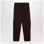 Moschino Brown wide cargo trousers