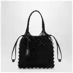 Moschino Basket Net black nappa bag