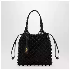 Moschino Basket Net black nappa bag