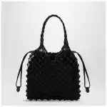 Moschino Basket Net black nappa bag