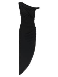 Elisabetta Franchi Jewel Shoulder Dress