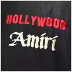 AMIRI Black cotton and nylon bomber jacket