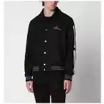 AMIRI Black wool blend jacket with logo