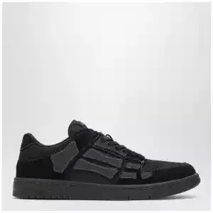 AMIRI Skel low-top sneakers in black calf leather
