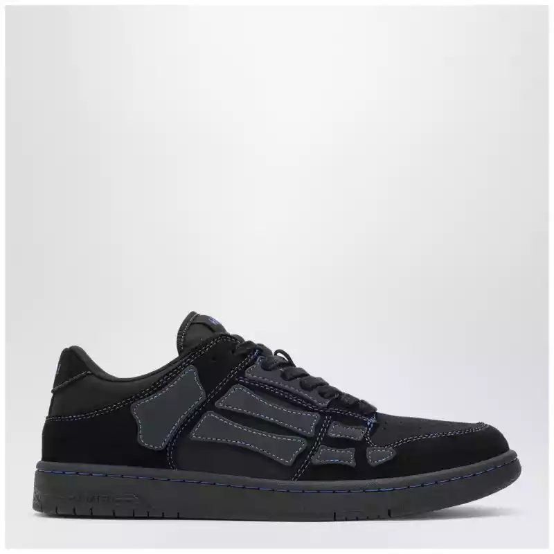 AMIRI Skel low-top sneakers in black calf leather