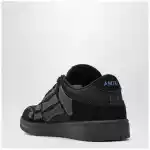 AMIRI Skel low-top sneakers in black calf leather