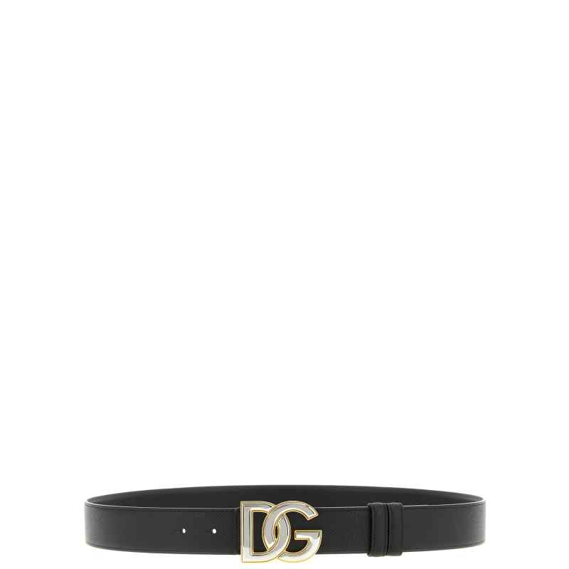 Dolce & Gabbana Reversible ‘dg’ Cross Belt