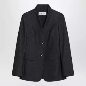 Max Mara Midnight blue jacket in cotton denim effect