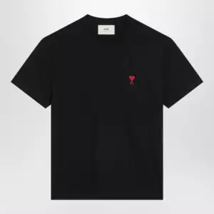 Ami Paris Black Ami De Coeur T-shirt