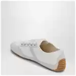 Givenchy White Silm Sneakers in nylon and suede