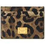 Dolce & Gabbana Animal Print Card Holder