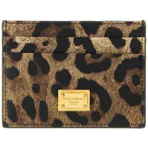 Dolce & Gabbana Animal Print Card Holder