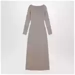 Max Mara Pianoforte Beige dress in viscose and lurex yarn