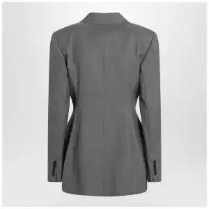 Givenchy Grey double-breasted wool jacket