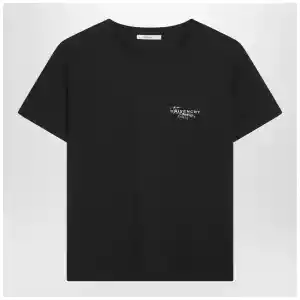 Black T-shirt with Givenchy Stamp print