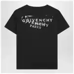 Black T-shirt with Givenchy Stamp print