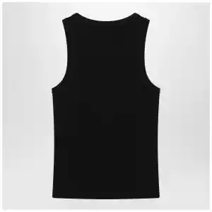 Givenchy Black slim-cut tank top with logo