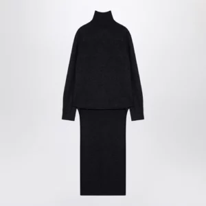Givenchy Dark grey turtleneck with drawstring