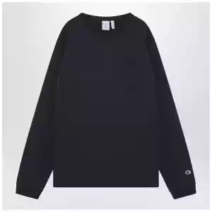 Champion Navy blue long-sleeved T-shirt