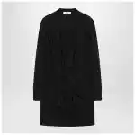 Chloé Black ruffled dress in silk blend