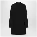 Chloé Black ruffled dress in silk blend