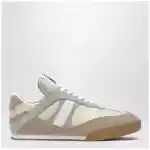 Chloé Kick sneakers in leather and suede in dove grey