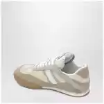 Chloé Kick sneakers in leather and suede in dove grey