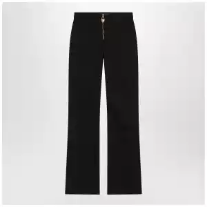 Chloé Black slim jeans with charm zip