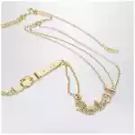 Chloé Gold-tone belt with logo lettering