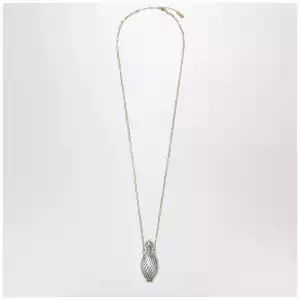 Chloé Gold- and silver-plated brass bottle pendant necklace
