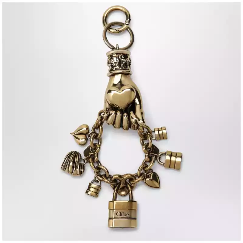 Chloé Symbols Hand & Heart bag charm