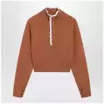 Chloé Cognac-colored wool sweater