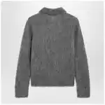 Chloé Smoke grey alpaca-blend cardigan