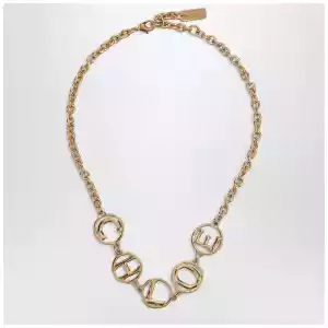 Chloé Script Vintage Gold choker