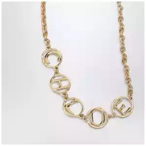 Chloé Script Vintage Gold choker
