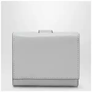 Chloé Paddington mini trifold wallet in aqua blue leather