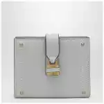 Chloé Paddington square wallet in aqua blue leather
