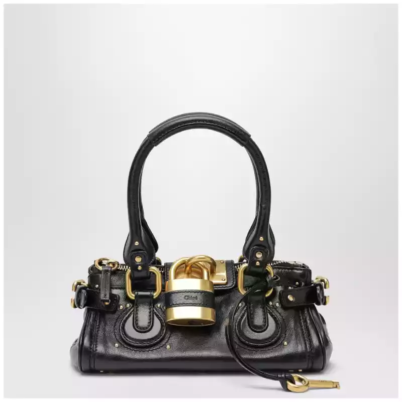 Chloé Small black Paddington leather bag