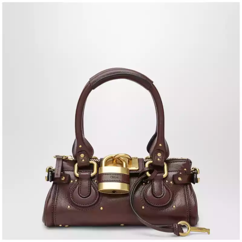 CH26SS805P75_T_CHLOE-27M.a Chloé Small brown leather Paddington bag
