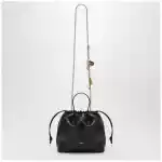 Chloé Small Icons shoulder bag with chain in lambskin black