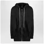 Champion x Rick Owens Lightweight black zip jacket in nylon
