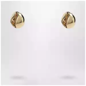 Coperni Gold C logo earrings